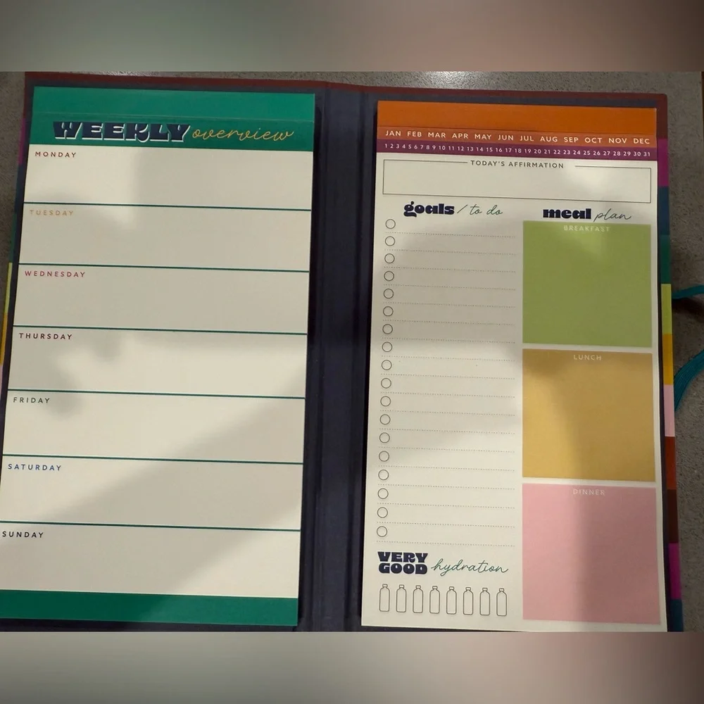 Tabitha Brown Colorful Weekly Business Planner